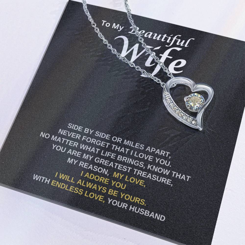 To My Wife - Never Forget That I Love You | Forever Love Necklace