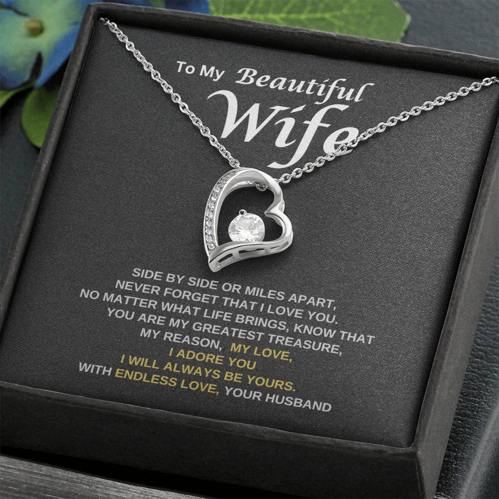 To My Wife - Never Forget That I Love You | Forever Love Necklace