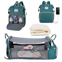 Thumbnail for Portable Baby Bed/Changing Pad Bag/Diaper Bag